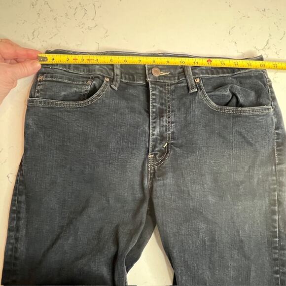 Levi's 511 Dk Wash Jeans Denim Slim Straight Size 34/32 - Picture 7 of 12
